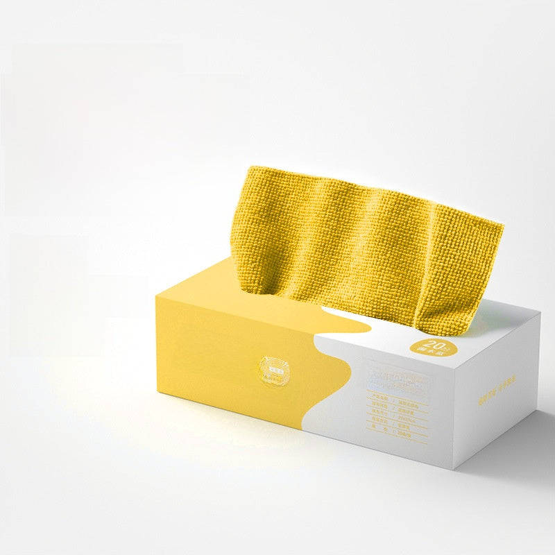 Reusable Microfiber Kitchen Cleaning Cloths – Washable Dish Towels in Box