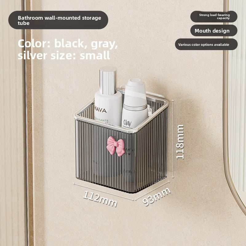Wall-Mounted Bathroom Organizer – No-Drill Comb & Toothbrush Rack