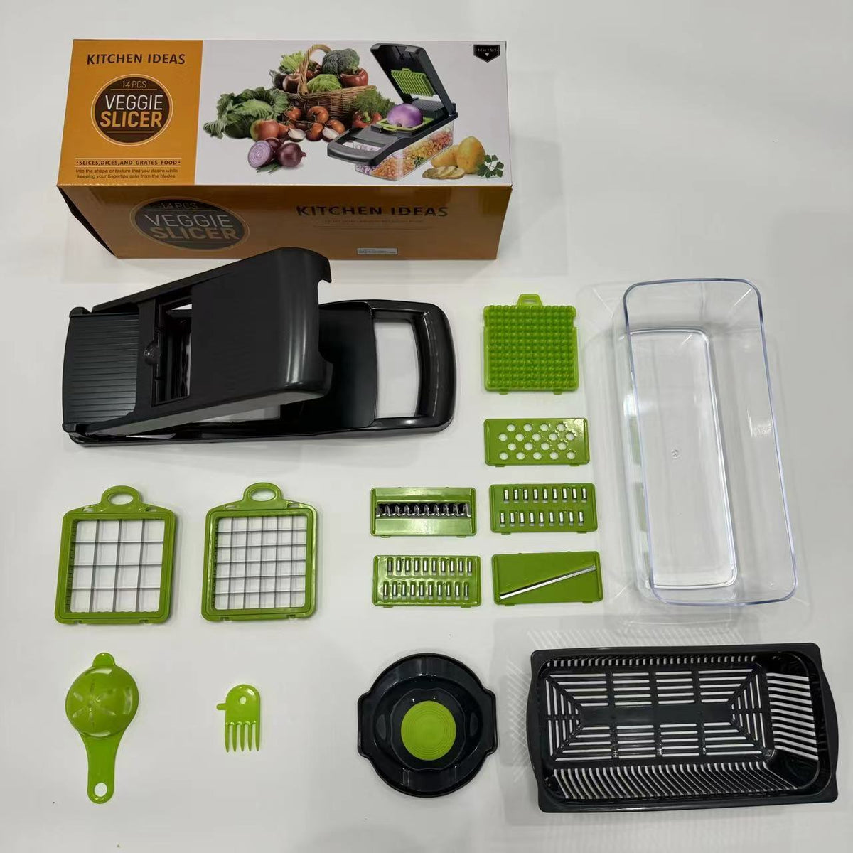 Multifunctional Vegetable Chopper & Slicer – Kitchen Mandoline Cutter Set