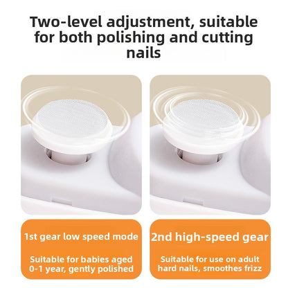 Electric Nail Grinder – Automatic Trimmer & Polisher with LED Light