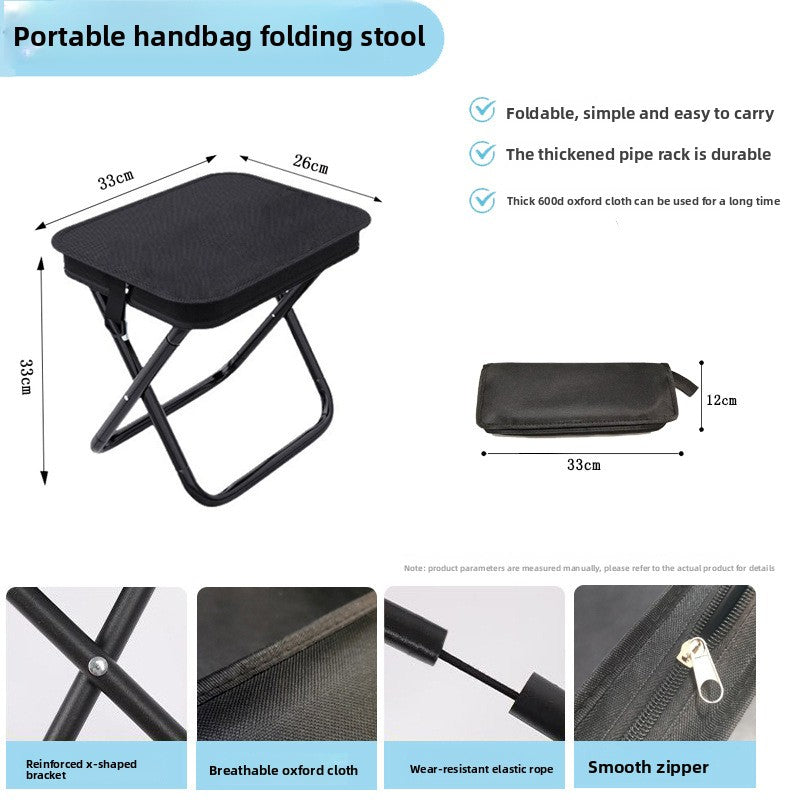 Outdoor Folding Stool – Portable Lightweight Camping & Fishing Chair