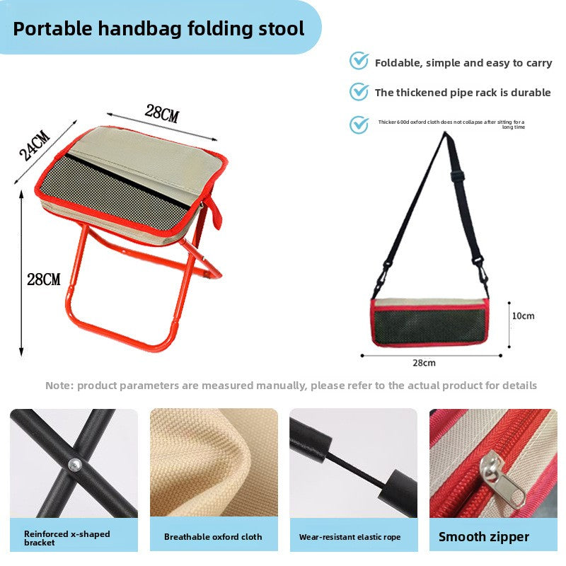 Outdoor Folding Stool – Portable Lightweight Camping & Fishing Chair