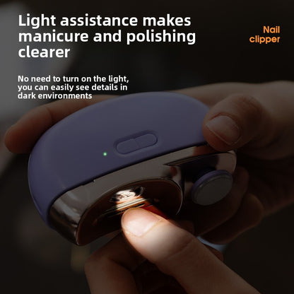 Electric Nail Grinder – Automatic Trimmer & Polisher with LED Light