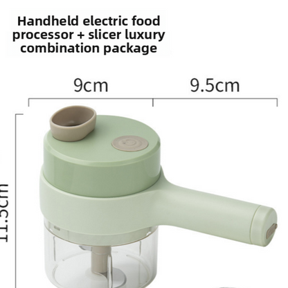 Gatling Electric Vegetable Cutter – Multifunctional Garlic Grinder & Chopper