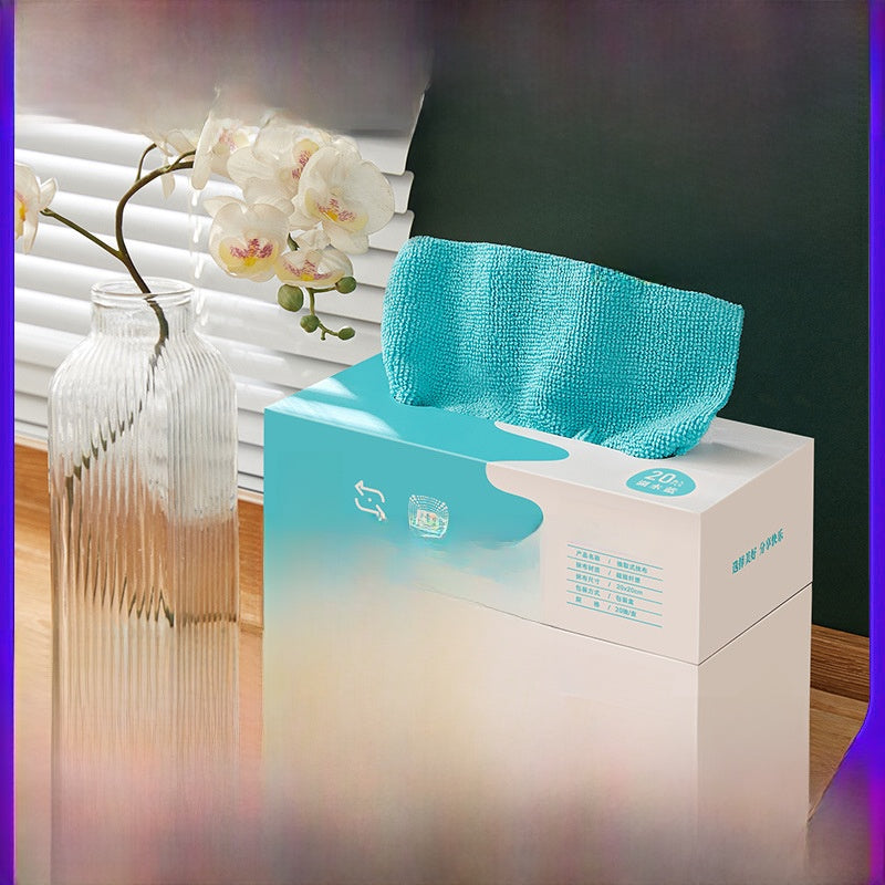 Reusable Microfiber Kitchen Cleaning Cloths – Washable Dish Towels in Box