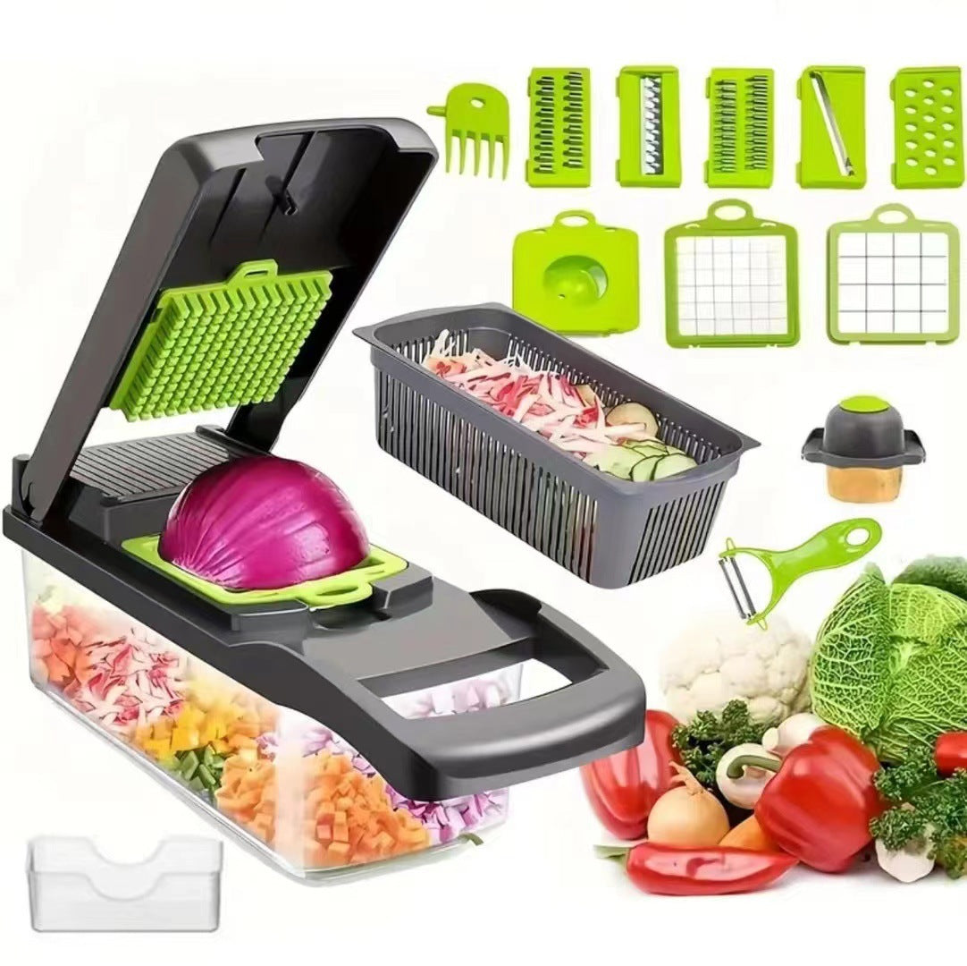 Multifunctional Vegetable Chopper & Slicer – Kitchen Mandoline Cutter Set