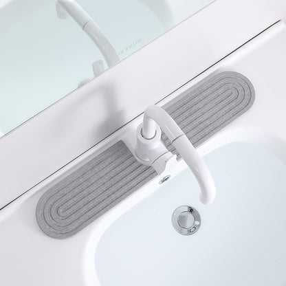 Diatom Mud Absorbent Sink Pad – Quick-Drying Faucet Splash Catcher