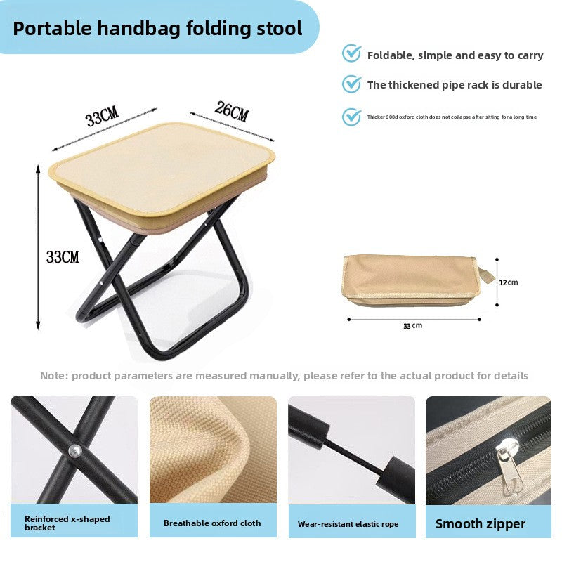 Outdoor Folding Stool – Portable Lightweight Camping & Fishing Chair