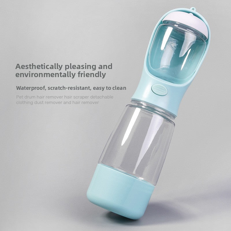 Portable Pet Water and Food Feeder Cup – 3-in-1 Travel Bottle