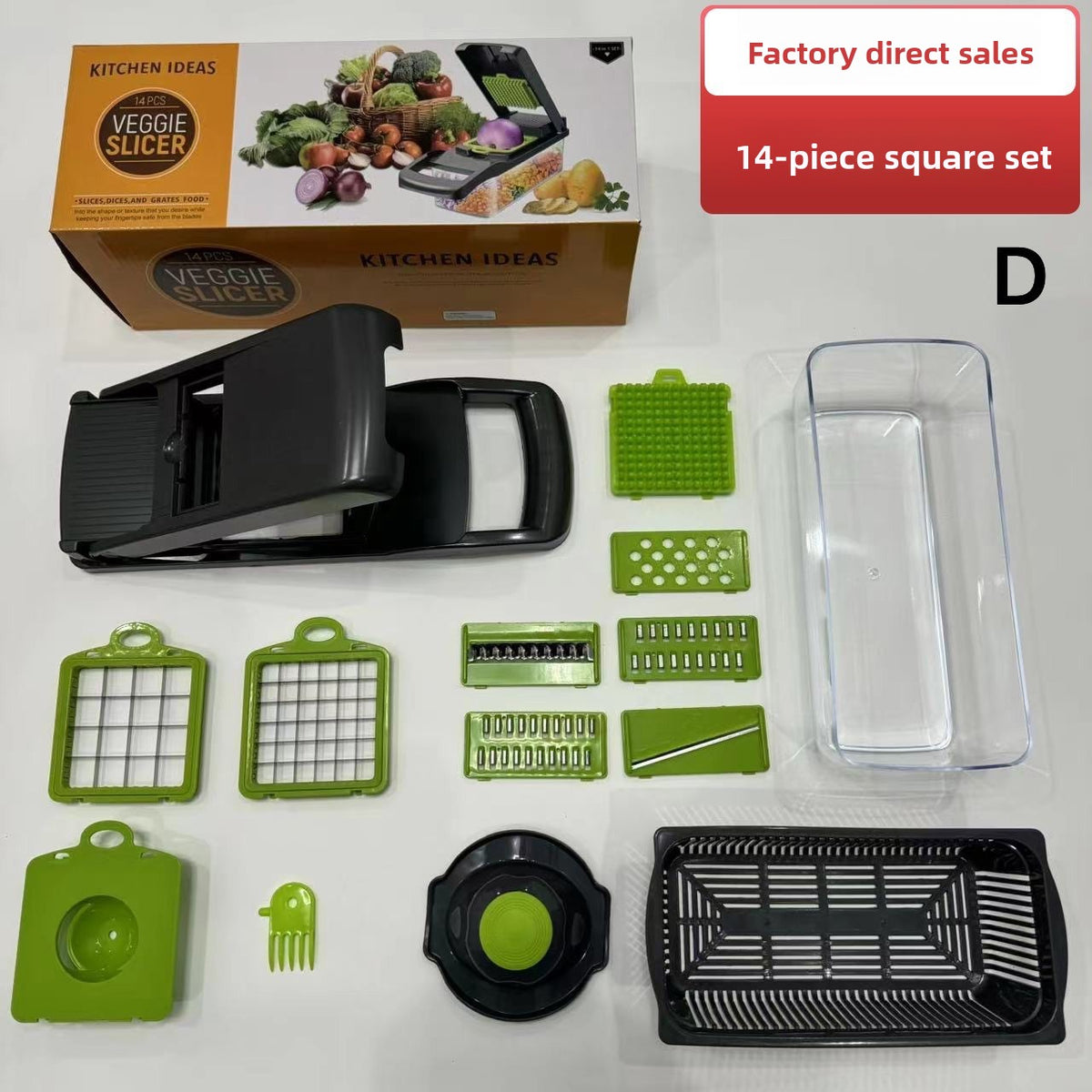 Multifunctional Vegetable Chopper & Slicer – Kitchen Mandoline Cutter Set