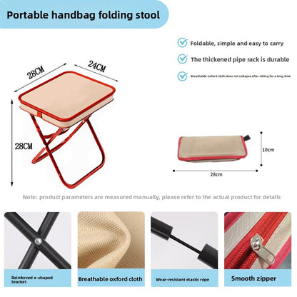 Outdoor Folding Stool – Portable Lightweight Camping & Fishing Chair