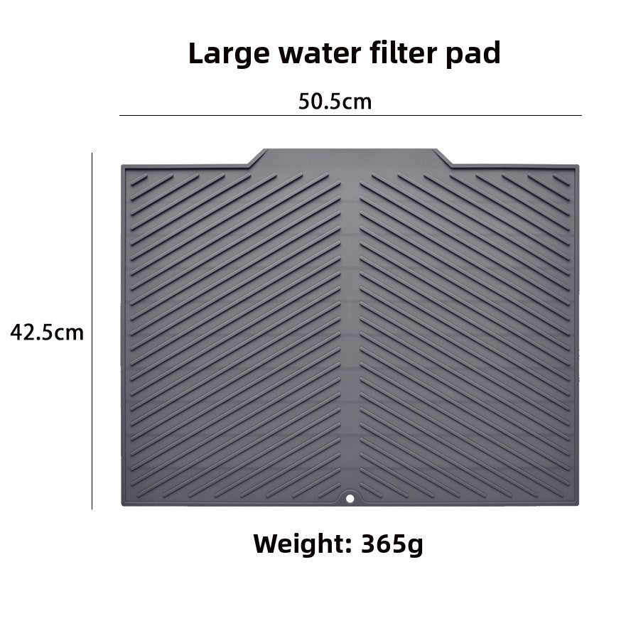 Silicone Kitchen Drain Pad – Heat-Resistant Non-Slip Drying Mat
