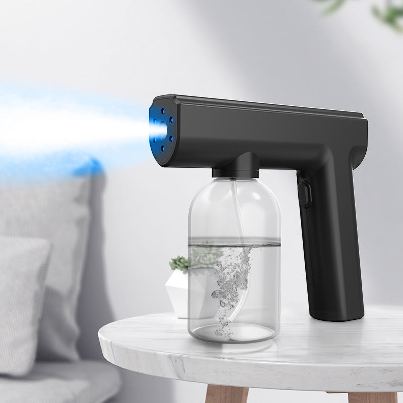 Handheld Disinfection Spray Gun – Cordless Blue Light Atomizer Sanitizer