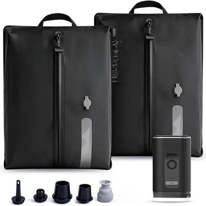 Vacuum Compression Storage Travel Bag – Waterproof Luggage Organizer with Pump