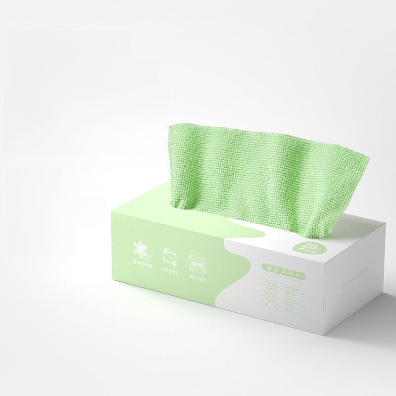 Reusable Microfiber Kitchen Cleaning Cloths – Washable Dish Towels in Box