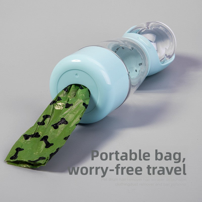Portable Pet Water and Food Feeder Cup – 3-in-1 Travel Bottle