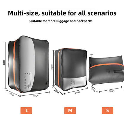 Rechargeable Automatic Compression Travel Bag – Electric Vacuum Storage Bag