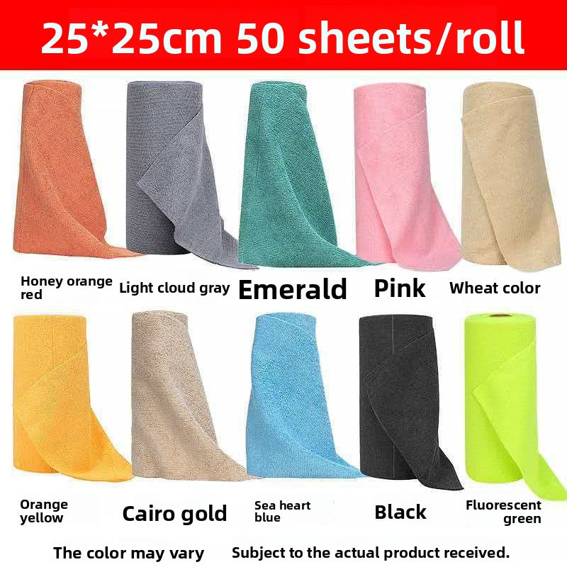 Disposable Microfiber Kitchen Cleaning Cloth – Tear-Off Cleaning Rags