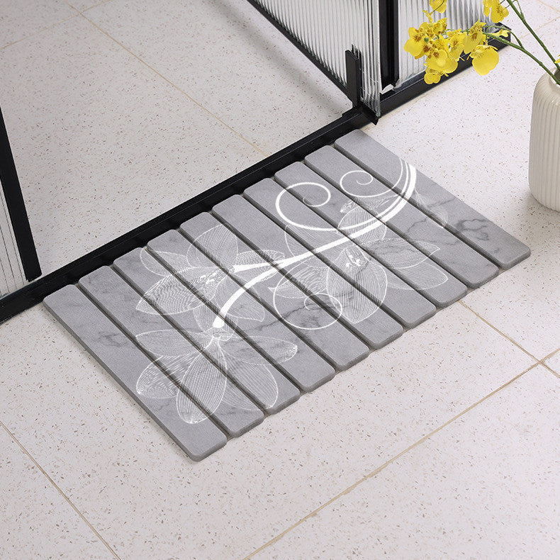 Diatomaceous Earth Bathroom Absorbent Mat – Quick-Drying Stone Floor Mat