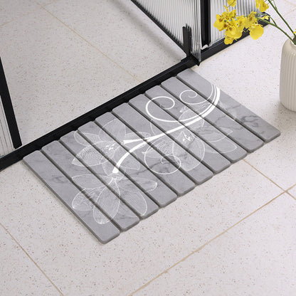 Diatomaceous Earth Bathroom Absorbent Mat – Quick-Drying Stone Floor Mat