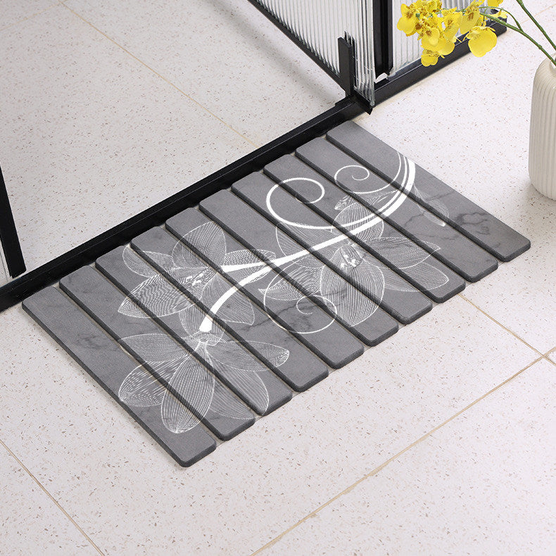 Diatomaceous Earth Bathroom Absorbent Mat – Quick-Drying Stone Floor Mat
