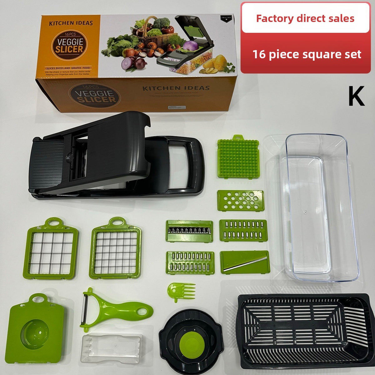 Multifunctional Vegetable Chopper & Slicer – Kitchen Mandoline Cutter Set