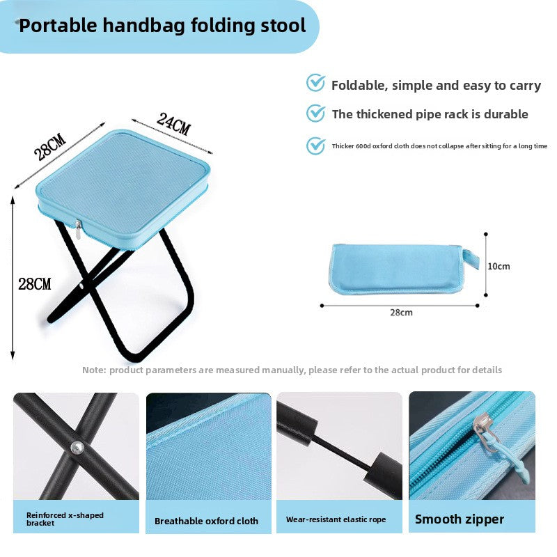 Outdoor Folding Stool – Portable Lightweight Camping & Fishing Chair