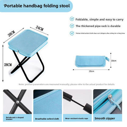 Outdoor Folding Stool – Portable Lightweight Camping & Fishing Chair