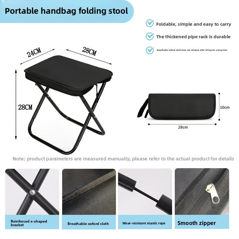 Outdoor Folding Stool – Portable Lightweight Camping & Fishing Chair