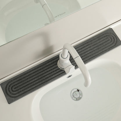 Absorbent Diatomite Faucet Mat – Quick-Drying Stone Sink Splash Guard