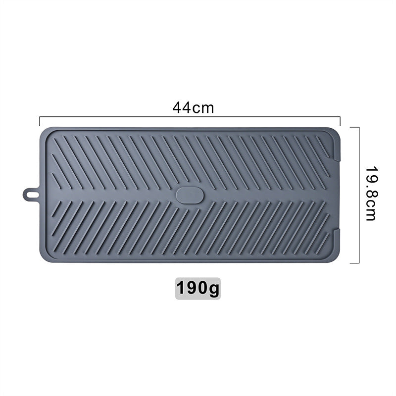 Silicone Kitchen Drain Pad – Heat-Resistant Non-Slip Drying Mat