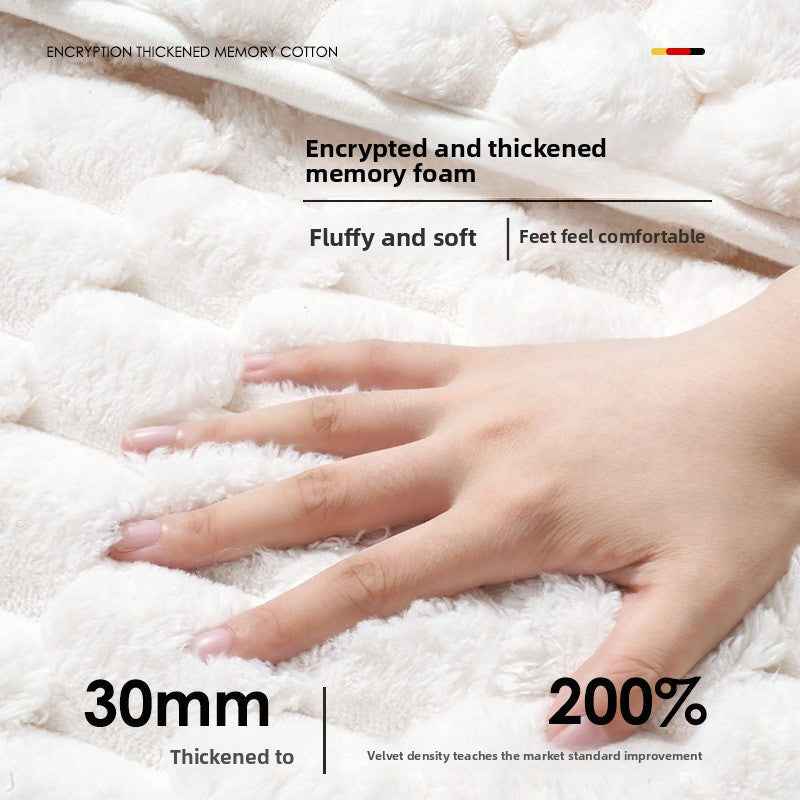 Memory Foam Bathroom Mat – Quick Dry Absorbent Non-Slip Bath Rug