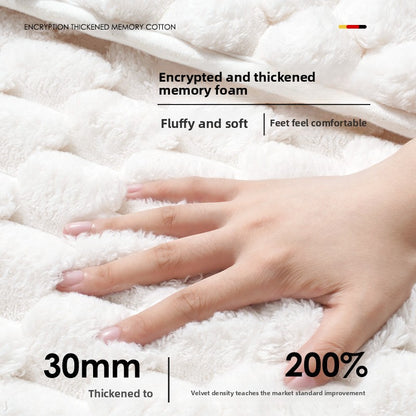 Memory Foam Bathroom Mat – Quick Dry Absorbent Non-Slip Bath Rug