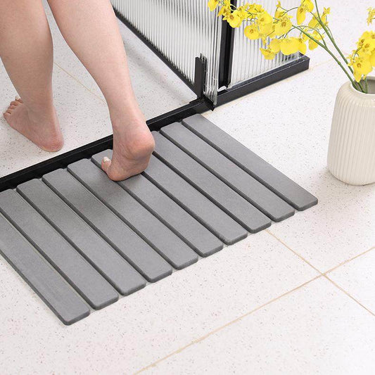 Diatomaceous Earth Bathroom Absorbent Mat – Quick-Drying Stone Floor Mat
