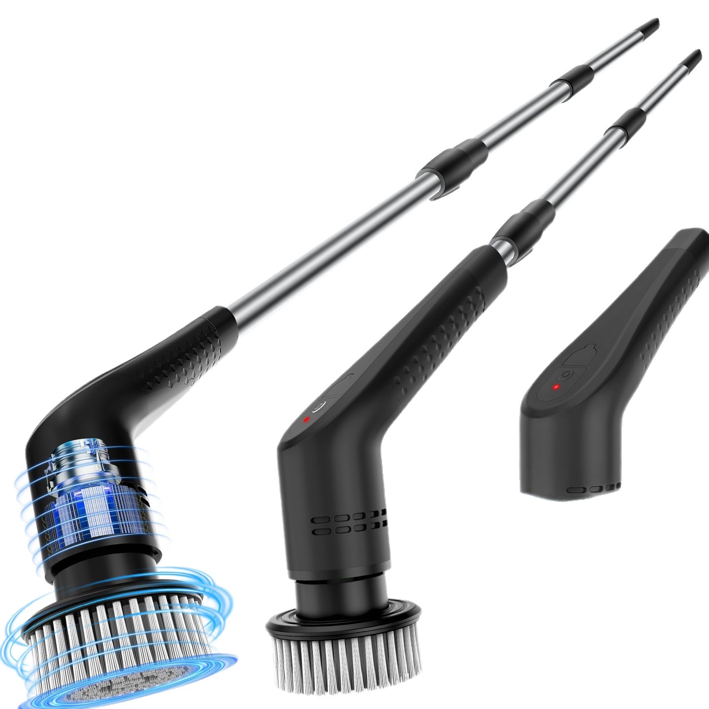 Multifunction Electric Bathroom Scrubber – Cordless 12-in-1 Spin Scrubber