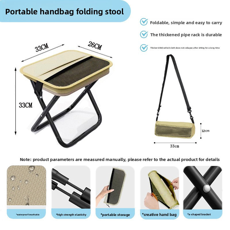 Outdoor Folding Stool – Portable Lightweight Camping & Fishing Chair