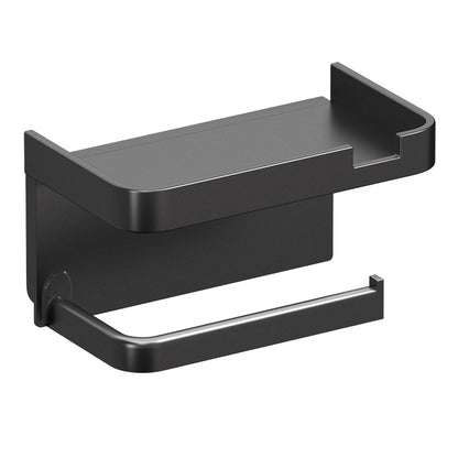 Wall-Mounted Tissue Box Holder – Plastic Bathroom Storage Rack & Dispenser