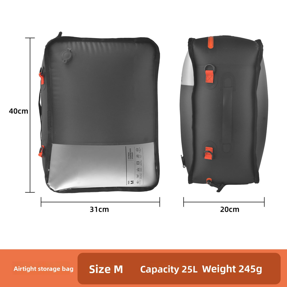 Rechargeable Automatic Compression Travel Bag – Electric Vacuum Storage Bag