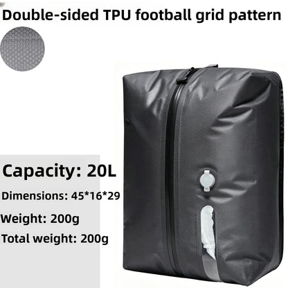 Vacuum Compression Storage Travel Bag – Waterproof Luggage Organizer with Pump