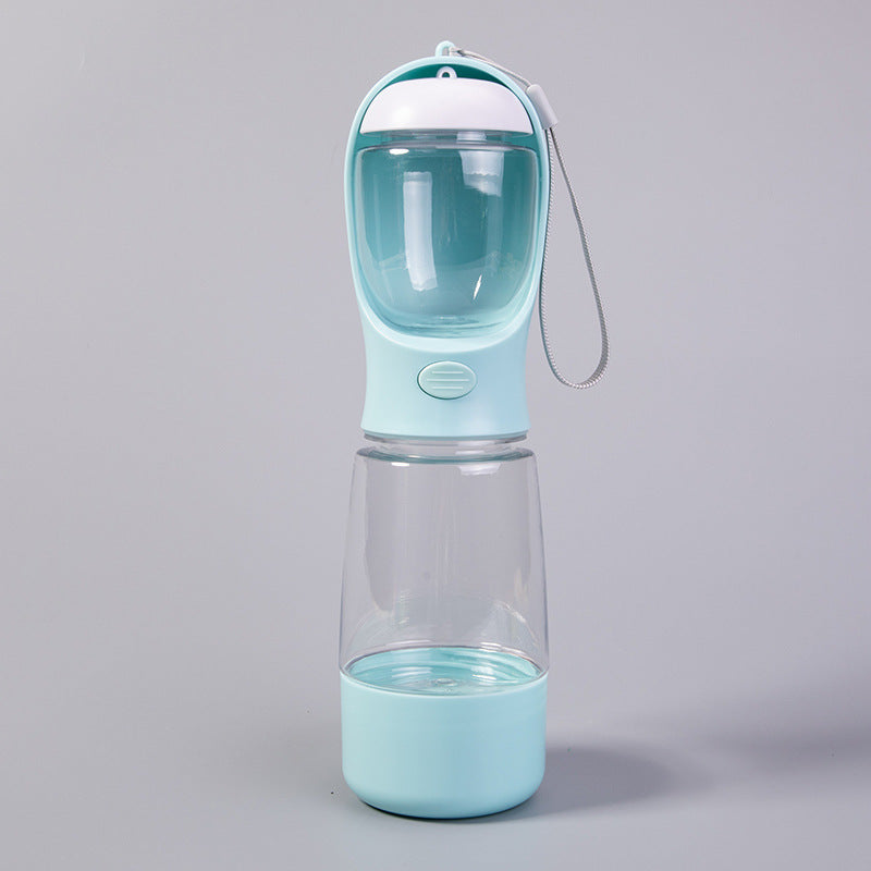 Portable Pet Water and Food Feeder Cup – 3-in-1 Travel Bottle