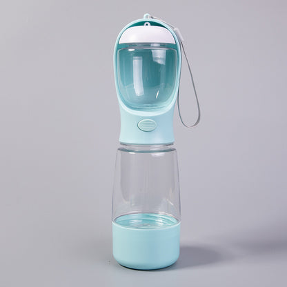 Portable Pet Water and Food Feeder Cup – 3-in-1 Travel Bottle