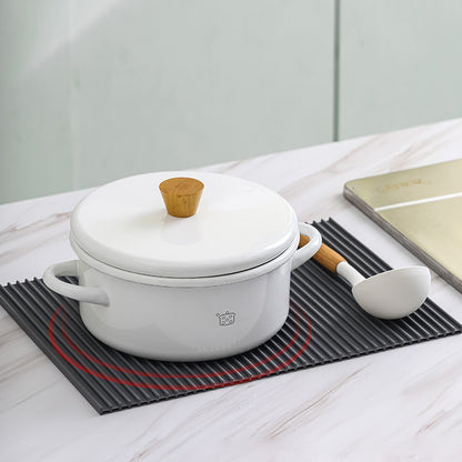 Silicone Heat-Insulation Kitchen Placemat – Non-Slip Pot Holder & Mat