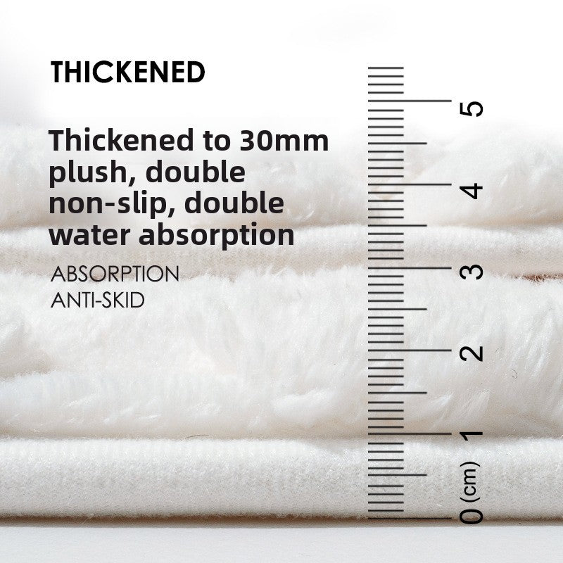 Memory Foam Bathroom Mat – Quick Dry Absorbent Non-Slip Bath Rug