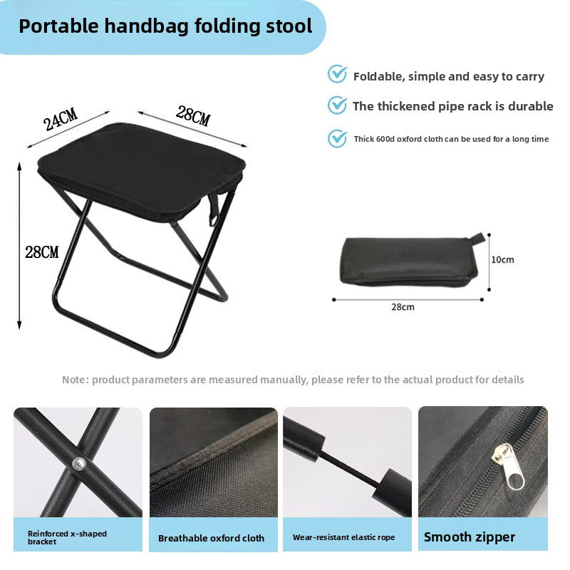 Outdoor Folding Stool – Portable Lightweight Camping & Fishing Chair
