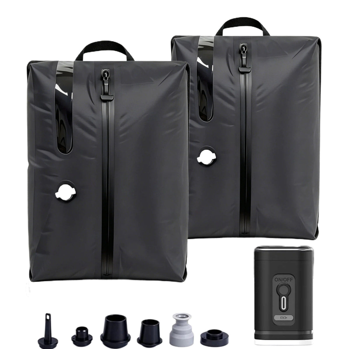 Vacuum Compression Storage Travel Bag – Waterproof Luggage Organizer with Pump