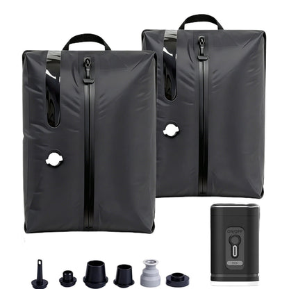 Vacuum Compression Storage Travel Bag – Waterproof Luggage Organizer with Pump