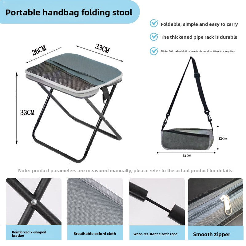Outdoor Folding Stool – Portable Lightweight Camping & Fishing Chair