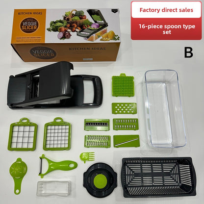 Multifunctional Vegetable Chopper & Slicer – Kitchen Mandoline Cutter Set