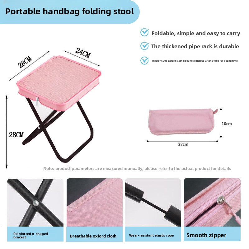 Outdoor Folding Stool – Portable Lightweight Camping & Fishing Chair