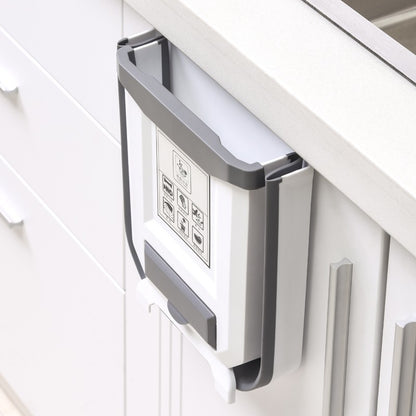 Kitchen Trash Can – 7L Wall-Mounted Folding Garbage Bin